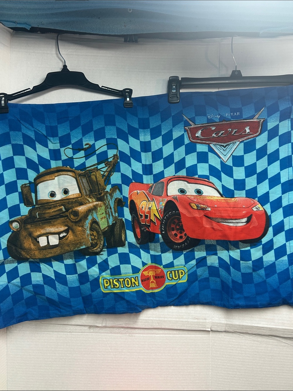 Cars Lightning McQueen & Mater Kids Blue pillowcase only One
